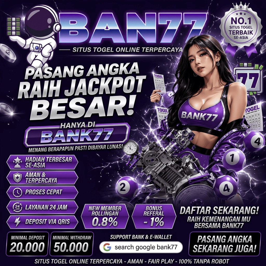 Banner promosi Bank77 Terbaru